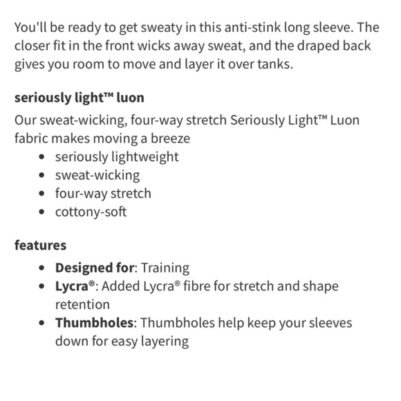 Lululemon Meant To Move Long Sleeve Shirt Heathered Dusty Dawn size 4 - Picture 9 of 10